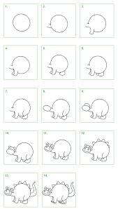 Vandaag laat ik jullie in simpele stappen zien hoe je makkelijk iets tekent. Schoolwiz Hoe Teken Je Een Dinosaurus 2 Leer Tekenen Tekenen Dieren Tekenen