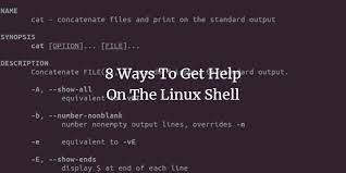 8 Ways To Get Help On The Linux Shell Vitux