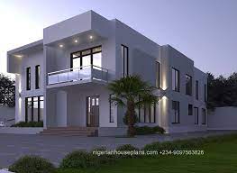 2021's best duplex house plans. 4 Bedroom Duplex Ref 4039 Nigerianhouseplans Building House Plans Designs Duplex House Design Modern Exterior House Designs