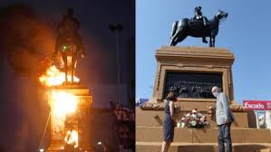 La escena fue registrada durante la histórica marcha de más de un millón de chilenos que se congregó el viernes en la alameda para pedir mayor igualdad social. Qpyk0wwohqb Qm