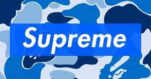 Wallpaper hd supreme wall 256 backgrounds colors. Bape Blue Supreme Wallpaper