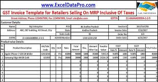 Download 10 Gst Invoice Templates In Excel Exceldatapro Invoice Template Invoice Format Invoice Format In Excel