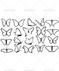 Use the butterfly template to make mobiles, ornaments, wind chimes, garlands, and so much more. Simple Butterfly Tattoo Butterfly Outline Butterfly Drawing