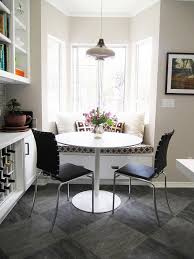 a banquette  great solution for small