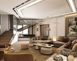 Bedroom Living With Modern Style On Behance Modern Mansion Interior Luxury Living Room Design Neoclassical Interior Design