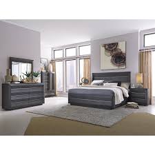 Modern Black 4 Piece King Bedroom Set Wentworth Rc Willey Furniture Store Bedroom Sets Queen King Bedroom Sets Modern Bedroom Furniture