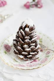 Schneeweisse Wintertorte Schoko Tannenzapfen Lisbeths Rezept Winter Torte Lebensmittel Essen Kuchen Und Torten