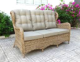 Sitzkissen couchkissen rückenkissen maßgeschneiderte kissen. 3 Sitzer Lounge Garten Sofa Rosita Natural Incl Sitzkissen Und Ruckenkissen Maison Esto Ihr Grosser Mobel Online Shop