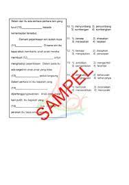 Kertas peperiksaan ini adalah bahasa melayu untuk murid darjah 2 mengikut kurikulum standard sekolah rendah (kssr). Buku Latihan Pintar Bahasa Melayu Darjah 5 Openschoolbag