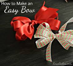 The easiest way to do this would be to mimic tying shoelaces (remember the bunny ears trick). How To Make Pretty Simple Bows Rose Bakes