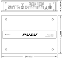 ‫PUZU PZ-X6800S 10 قنوات صوت السيارة DSP Ampدليل المالك للمكيف‬‎