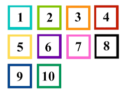 numbers 1 10 preschool printables learning printable