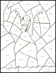 Your first grader will love practicing his math facts with this addition coloring sheet. Addition And Subtraction Coloring Pages Double Digit Addition Worksheets 2021 A 1629 Coloring4free Coloring4free Com