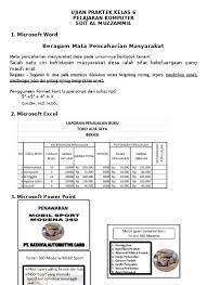 Contoh soal praktek ipa kelas 6 sd. Top Pdf Ujian Praktek Kelas 6 123dok Com