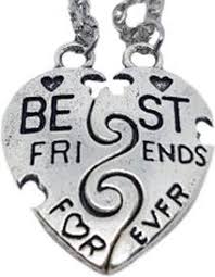 For the best friend who can never say 'no' to chicken nuggets and has. Bol Com Zoeies Bff Ketting 2 Delig Zilverkleurig Best Friends For Ever