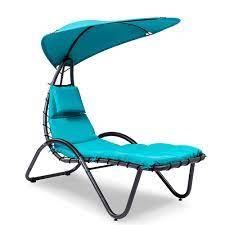 Expired kitchen stuff plus red hot deals: Ksp Lucine Steel Lounge With Umbrella Blue Steel Lounge Chair Shade Umbrellas Umbrella