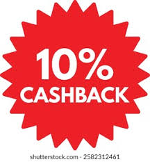 10 Cashback Icon Isolated On White Stock Vector (Royalty Free) 2582312461 |  Shutterstock