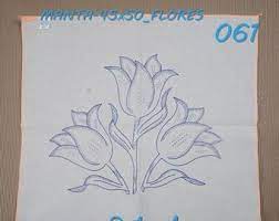 Diamante 60x60cm Flores Para Bordar Flores En Diamante Para Etsy Flower Drawing Butterfly Drawing Cross Stitch Flowers