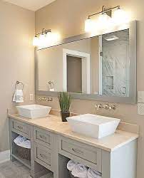 Double vanities typically require more than one fixture for adequate lighting. Contemporary Master Bathroom Tap The Link Now To See Where The Worlds Leading Interior Contemporary Master Bathroom Modern Bathroom Sink Master Bathroom Design