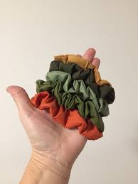 Burnt Orange Moss Green Forest Green Olive Green Mustard Scrunchie Bunch Of 5 Fall Scrunchy Colours Scru Green Colour Palette Orange Decor Burnt Orange