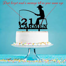 Form fish mixture into 8 small or 4 large patties and fry in hot butter and oil for 3 minutes on each side. Personalized Men S Birthday Cake Topper Custom Name Age Man Fishing Cake Topper For Men S Birthday Party Cake Decoration Yc113 Cake Decorating Supplies Aliexpress
