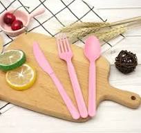 Eco Friendly Products Cpla 6.5inch Knife, Fork, Spoon with Napkin  Biodegradable Cutlery, Disposable Dinnerware Set