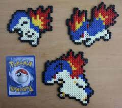 Pokemon Bead Sprites Cyndaquil Quilava Typhlosion By Strepie93 D7ez3y9 Jpg 400 352 Bugelperlen Kirby Bugel