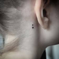 Semicolon tattoo, pictured on ankle. 100 Meaningful Semicolon Tattoo Ideas Ultimate Picture Guide