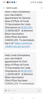 Www.health.nsw.gov.au/coronavirus you have a fever, cough, sore throat or shortness of breathand you have been overseasin the last 14 days. Vaccination Cancellations Leave Hunter Central Coast Residents Confused And Angry Abc News