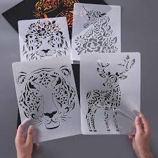 These animal drawings are created in a very basic format designed especially for trainee artists. Diy Animal Hand Drawing Stencil Tools Kids Toy Photo Novelty Educational Toy Various Styles Art Supplies Creative Toy For Kids Drawing Toys Aliexpress