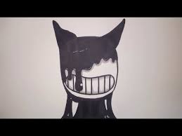 Free printable bendy and the ink machine coloring pages. How To Draw Bendy From Bendy And The Ink Machine Step By Step Evil Inked Youtube