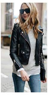 Black Short Body Jacket Women Stylish Real Leather Jacket Leather Jacket For Wom Leather Jackets Women Womens Black Leather Jacket Leather Jacket Outfits