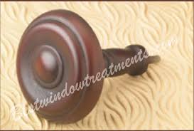 Then hang the swags and flags on the rosette holdbacks. Rosette Wooden Curtain Tie Back