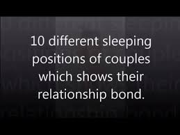 Image result for sleeping positions for couples and what they mean