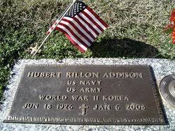 Hubert Rillon “Bob” Addison (1926-2008)