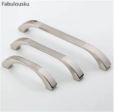 Paint can go a long way, but not every if your cabinets have slab doors without stiles, cabinet pulls are usually 2 to 3 inches up from the bottom edge of the door. 4 Size Stainless Steel Satin Nickel Kitchen Cabinet Door Drawer Handle Pull Knob Door Handles 64mm 96mm 128mm 160mm Drawer Handles Door Drawer Handleskitchen Cabinet Doors Aliexpress