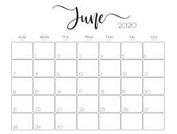 Cute June 2020 Calendar Free Task Management Platform Free Printable Calendar Template In 2020 Calendar Printables Free Printable Calendar Templates Print Calendar