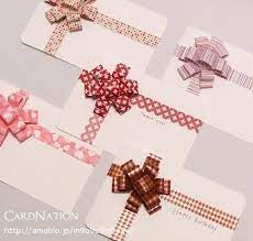 プレゼント のような手作りカードで カード 手作り メッセージカード マスキングテープカード