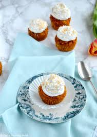 Skinny Carrot Muffins With Coconut Cream Del S Cooking Twist Recipe Carrot Muffins Delicious Gluten Free Recipes Just Desserts
