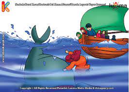 Gambar nabi yunus ditelan ikan paus. Nabi Yunus Ditelan Ikan Nun Selama 40 Hari Ebook Anak