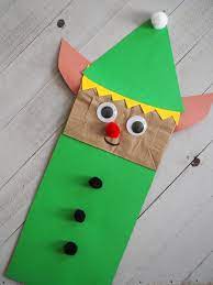 Christmas Paper Bag Puppets A New Book The Chirping Moms Paper Bag Crafts Elf Crafts Christmas Crafts