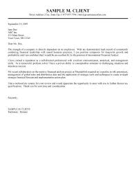 International Financial Analyst Cover Letter