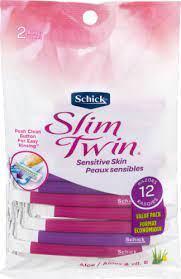 I have the hair of a gorilla and the sensitivity of a what's the best razor for women with sensitive skin? Schick Slim Twin Women S Disposable Razors 12 Ct Pick N Save