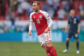 Eriksen's partner, wearing a denmark shirt, came to the. Rh Fdf2yprosmm