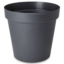 Shop our wide range of outdoor plant pots at warehouse prices from quality brands. Nurgul Dark Grey Plastic Round Plant Pot Dia 58cm Diy At B Q