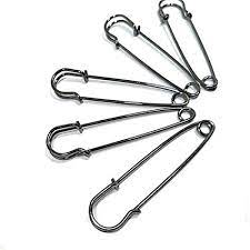 Good strong quality safety pins, 27mm long. Amazon Com 20pcs Heavy Duty Metal Safety Pins Strong Blanket Pins For Knitted Fabric Skirts Kilt Crafts Black Length 2 5