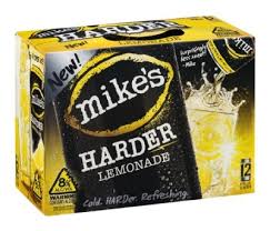 A quite tasty malt liquer beverage that leaves a nasty resin in your throat after a night of drinking it. Mike S Hard Beverage Co Mikes Harder Lemonade Passion Vines