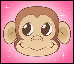 Add a long swirly tail. How To Draw A Monkey Face Step By Step Drawing Guide By Dawn Dragoart Com