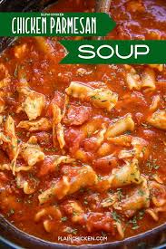 Slow Cooker Chicken Parmesan Soup Parmesan Soup Chicken Crockpot Recipes Crockpot Chicken Parmesan