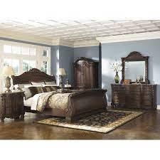 Chapell Solid Wood Sleigh Bed In 2021 Ashley Furniture Bedroom Sleigh Bedroom Set King Bedroom Sets
